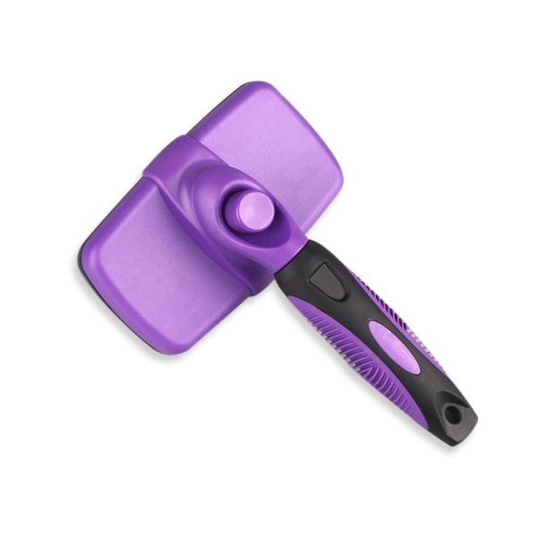 Pet Grooming Tool Cleaning Reusable Shedding Soft Slicker Dog Cat Hair Brush Suitable