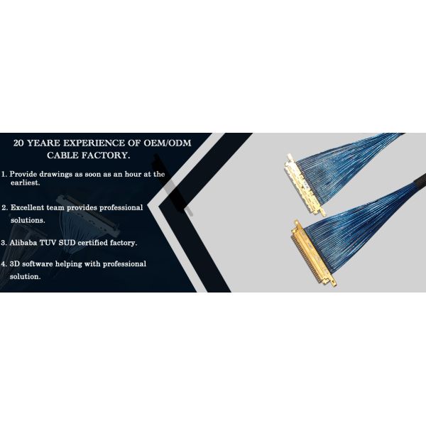 Микрокоаксиальный кабель 40pin Lvds кабель 20453 240t 03