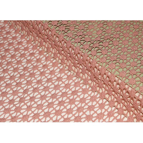 47 Inches Guipure French Venise Lace Fabric / Embroidered Dress Fabric By Azo Free