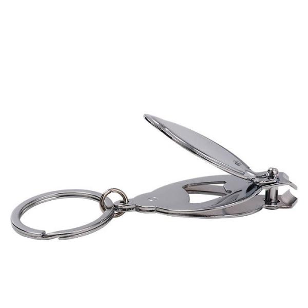 Sublimation Blanks Sublimation Nail Clipper Keychain DIY Stainless Steel Nail Scissors