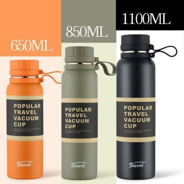 Hot Sale Customized 40pcs Double Wall Vacuum Flask Stainless Steel Water Bottle PC Material Sports Design Style Wide Target