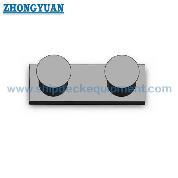 Steel Double-Bitt Bollard with Insert Base | GB/T 554-2008 Type B