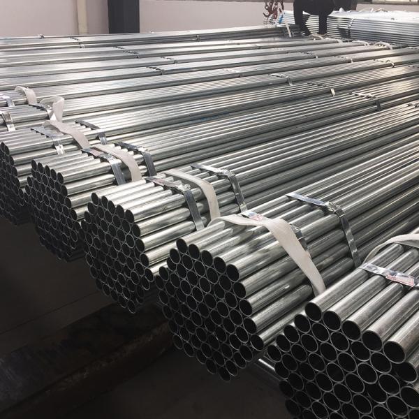 4 Inch Schedule 40 Galvanized Steel Pipe , Scaffolding Steel Tube ASTM A53