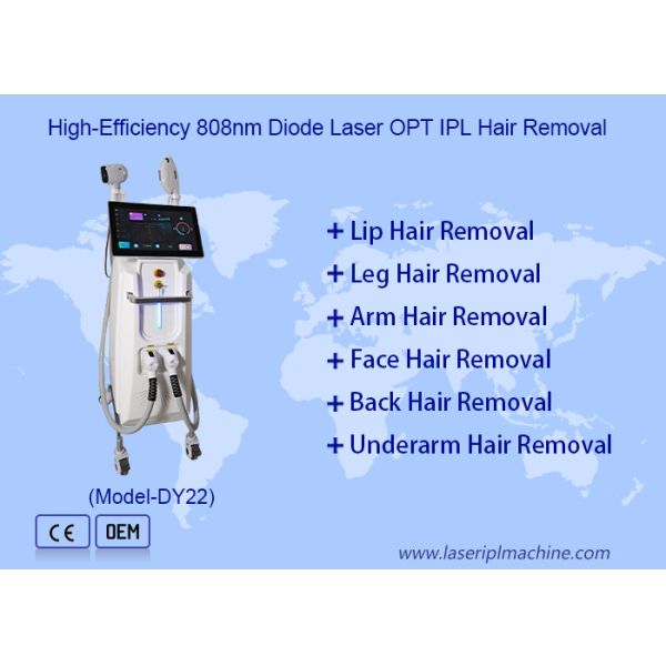 2 In 1 808 Diode Laser 3 Wavelength Fast Permanent Painfree Super IPL Hair Removal Machine
