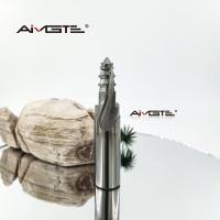 Forage à plusieurs étapes en carbure solide non revêtu / revêtu pour l'aluminium