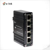 Industrial 1-Port 802.3bt PoE++ to 4-Port 802.3af/at Gigabit PoE Extender