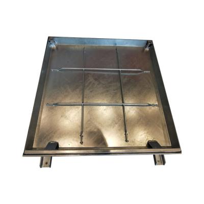 OEM Recessed Manhole Cover 600*600~800*800 CO Black EVA Straps Inside