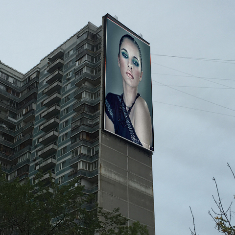 High Brightness 8000nits P31.25mm Outdoor LED Billboard IP68 Waterproof