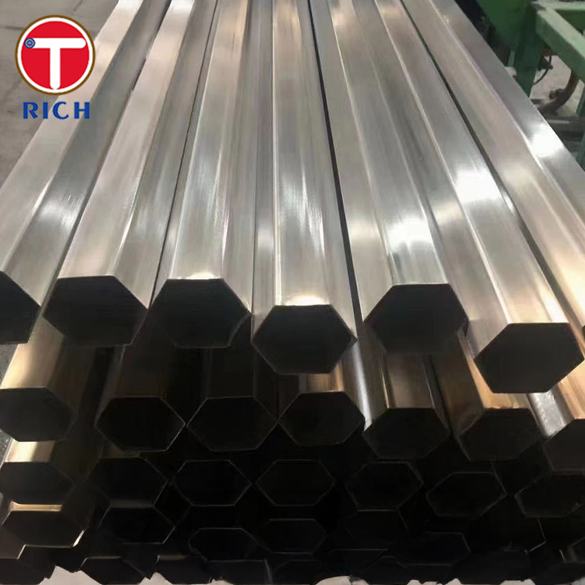 304 Stainless Steel Hex Tube Welded For Mechanical Purposes