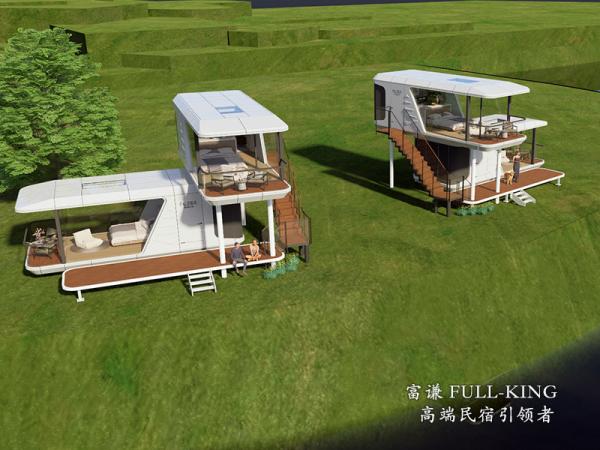 Durability Space Capsule House Perfect For Overnight Transit Stays Apple Cabin