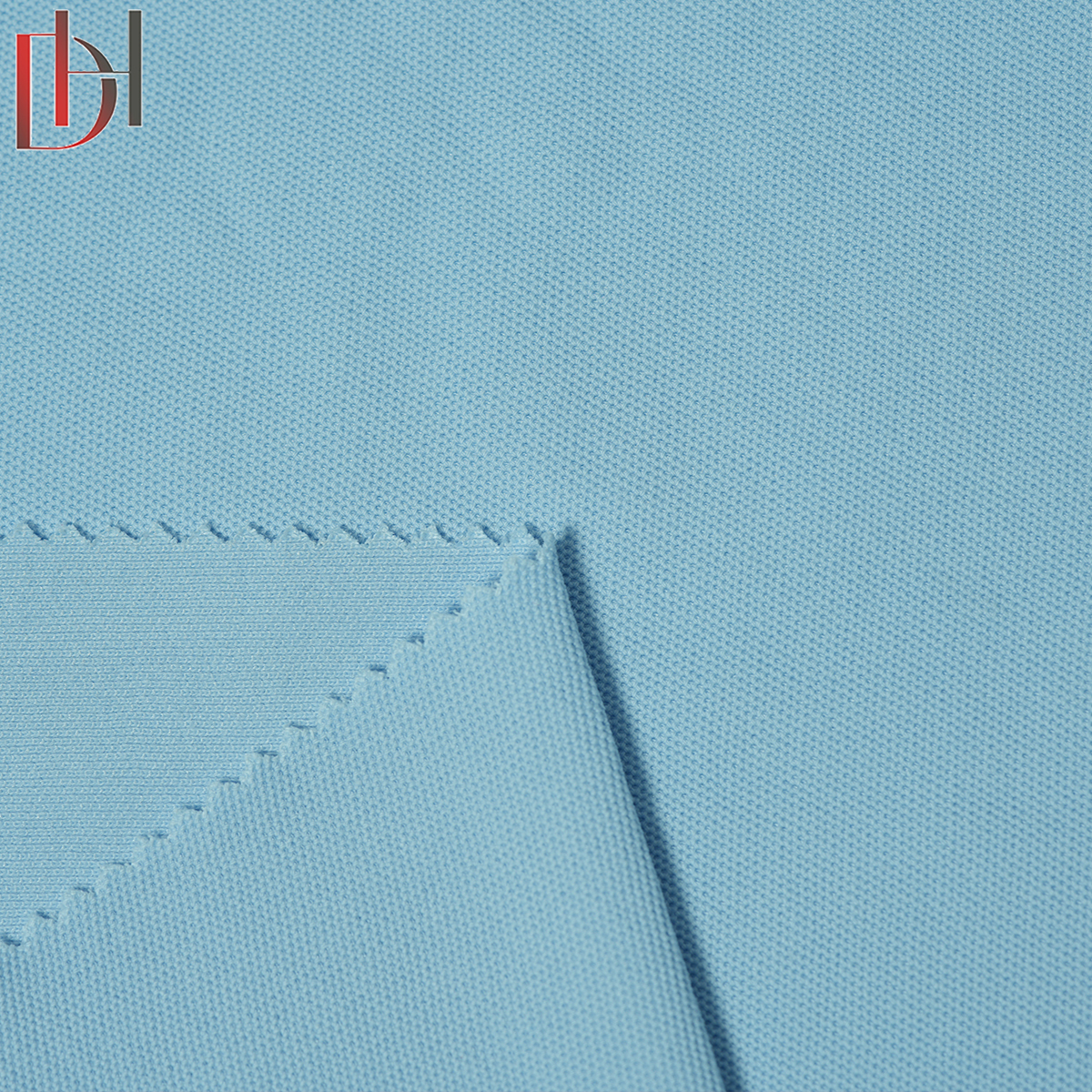 Wholesale Breathable Double Pique Fabric 63% Cotton 37% Polyester 210gsm For Garment Factories