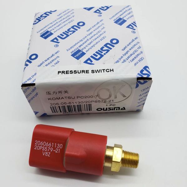 OUSIMA Pressure Sensor 206-06-61130 20PS579-21 Pressure Switch for Komatsu Excavator PC200-8 PC200-7 PC220-6 PC300LC