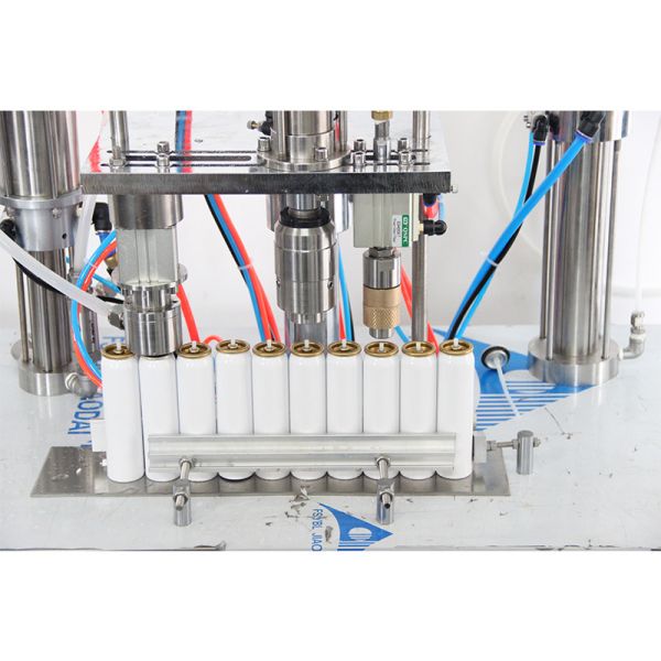 Speed Cans Diameter 35-65mm Aerosol Snow Spray Filling Production Line Window Flower Spray Adhesive Spray Making Machine