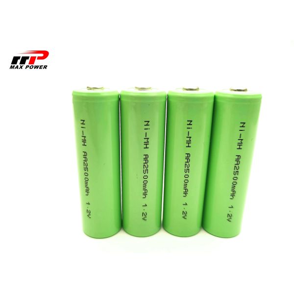 NIMH AA2500mAh 1.2V battery for industrial digital products with BIS CE UL IEC/EN61951 certification