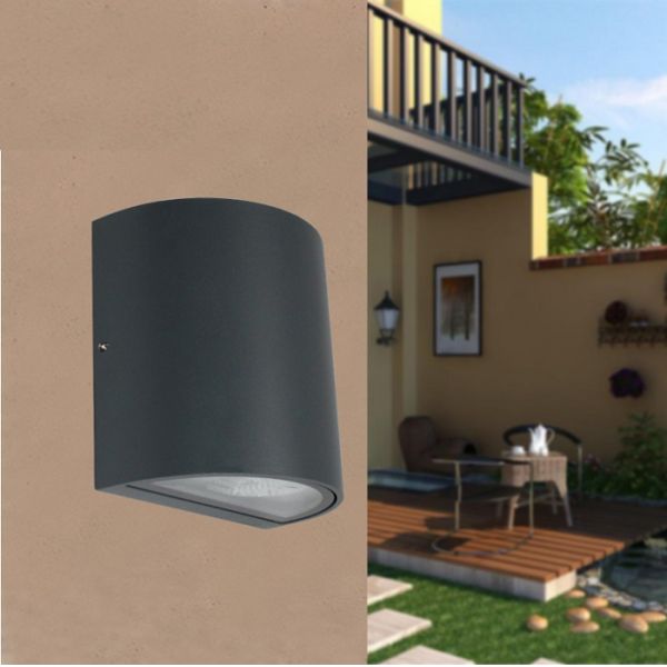 Outdoor IP65 Waterproof Semicircular COB 10W LED Wall Light for Hotel Lighting Villa Lighting