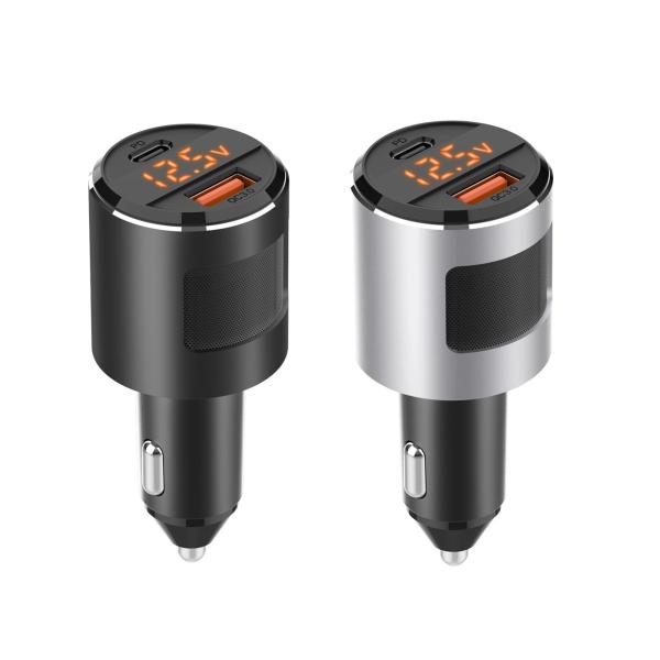 24V 65W USB C Car Charger 18W PD Fast Charging Laptop Adapter For IPhone