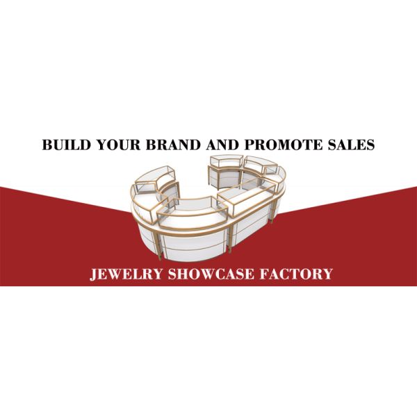 Высококачественный деревянный стеклянный ювелирный дисплейный корпус оптом, предоставление цельного магазина ювелирные витрины 3D дизайнерское обслуживание