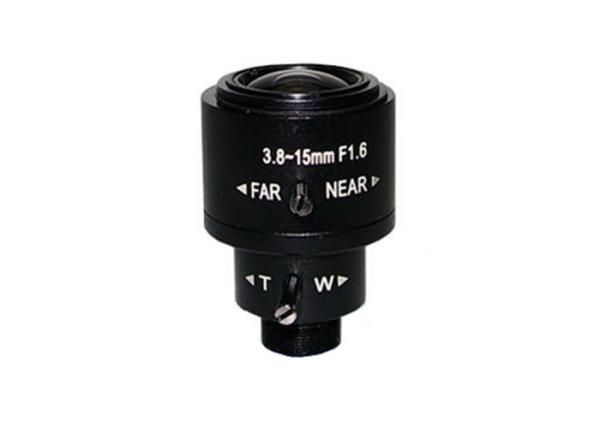 1/3 3.8-15mm F1.6 2Megapixel M12x0.5 Mount Fixed/DC Auto IRIS Manual Zoom/Focus Vari-focal Lens