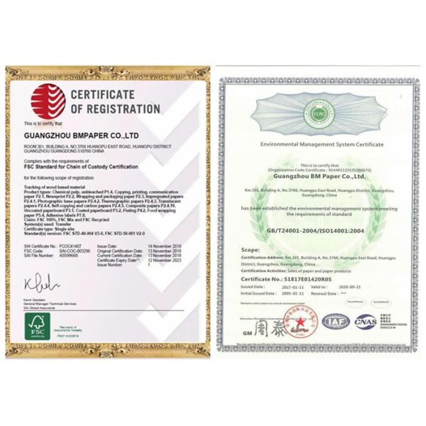 Food Grade 28gsm 30gsm MG Kraft White Paper Eco - Friendly For Bags For Fast Food