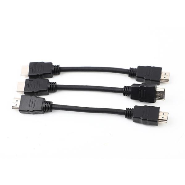 Gold Plated Molded Cable Assembly 4K HDTVI 1.4 2.0 Cable 30AWG For PC TV