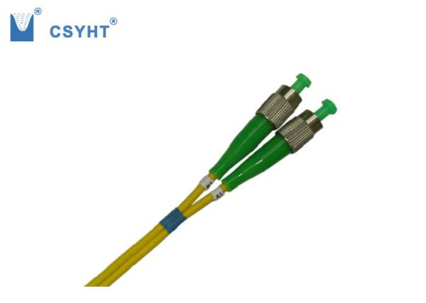 Duplex Fiber Optic Patch Cord , FC UPC SM FC APC Patch Cord Good Repeatability