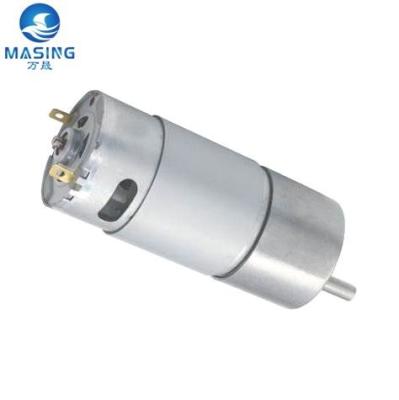 CW&CCW 12V de couple élevé à basse vitesse 37mm DC moteur à engrenages 555 pour robot et rideau électrique