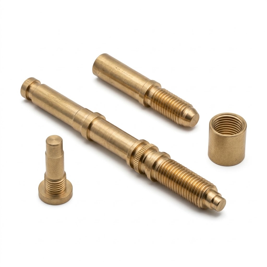 CNC Brass RF Cavity Filter Tuning Plunger for Wireless Communication Equipment