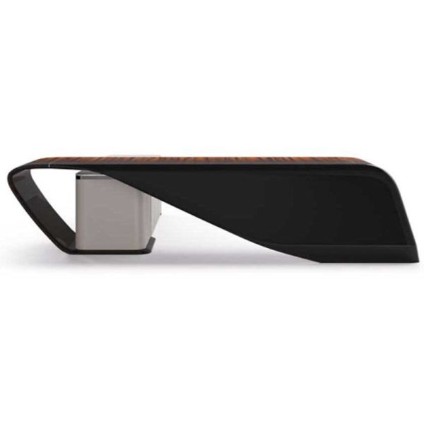 Tableau et chaise minimalistes Burl Office Coffee Table en similicuir combiné de