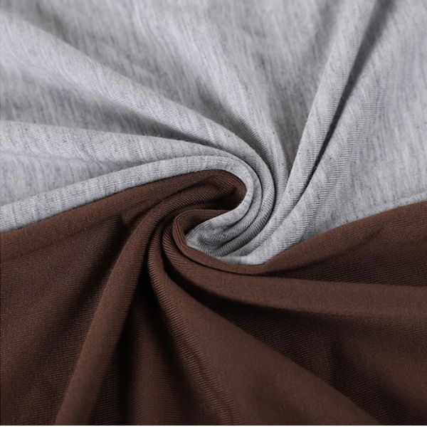 Free Sample Organic Pure Bamboo Cotton Spandex Mix Fleece Fabric