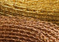 Bord fait une boucle par bord de Mesh With Selvage Edge Finished de fil tissé par métal de cuivre d'ASTM