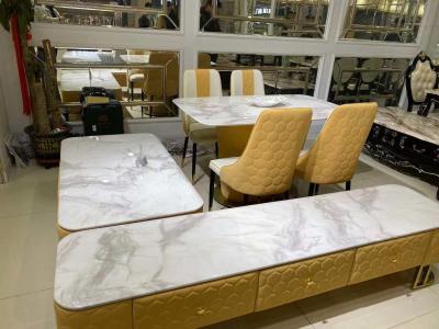 No Cracks Marble Top Tea Table , Italian Style Design Quartz Top Coffee Table