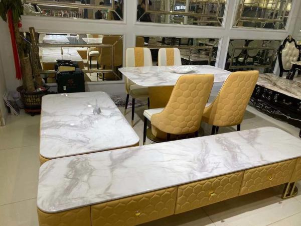 Wear Resistance Faux Marble Tv Stand With Good Decorative Performance