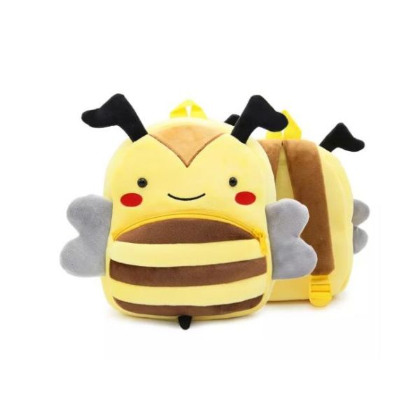 Cartoon Polyester Animal Plush Backpack , Multipurpose Cute School Bag