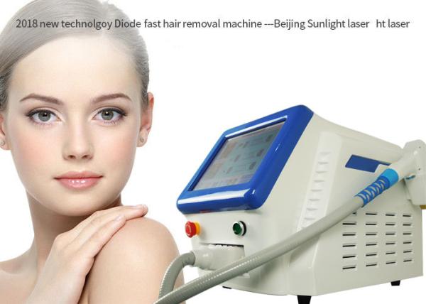 Professional Laser Hair Removal System , Facial Hair Removal Laser Machine 1064nm