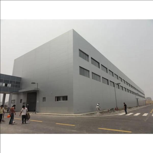 Corrugated Steel Roofing Prefabricated Sandwich Panel Warehouse for Q235B Q355B Grade