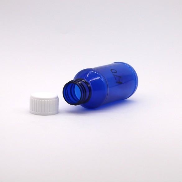 100mL PET Round Pharmacy Container for Medical Waste Screen Printed Child Safety Cap