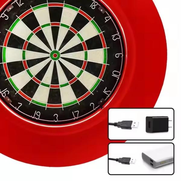 Durable LED Light EVA Dartboard Surround Darts  Protect The Dartboard