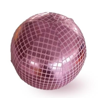 Silver Disco Pillow Inflatable Christmas Ball Balloon with Polyester Skin PVC inner ball
