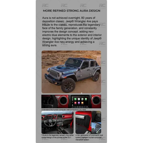 Gas Car Jeep Wrangler 8AT 2.0T Engine Off Road SUV