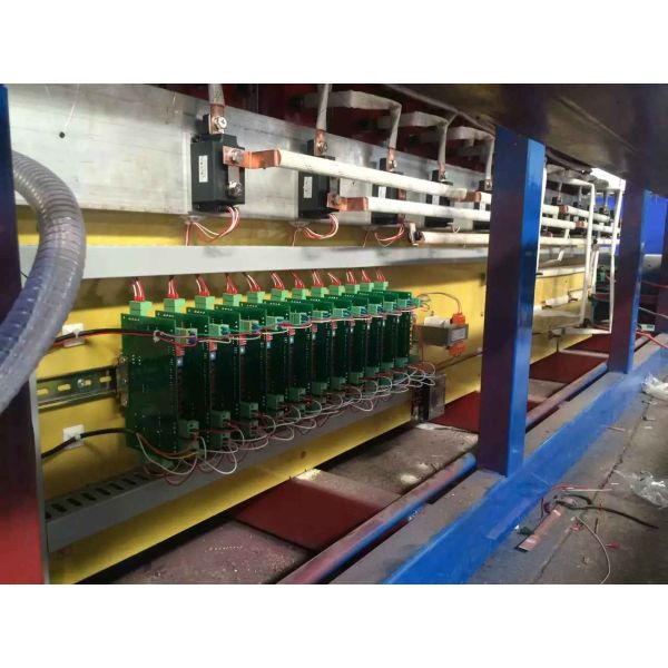 Голубой белый сварочный аппарат сетки PLC 2500mm усиленный