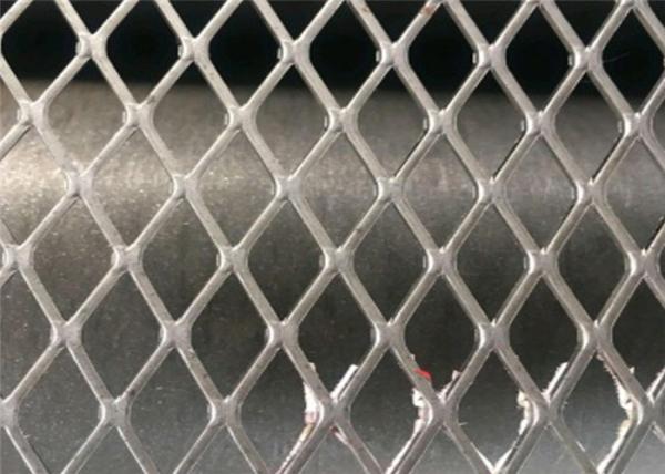 Expanded Metal Wire Mesh Screen / Expanded Steel Mesh For Hood Filter