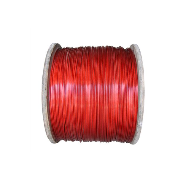 PVC Zinc Coated Galvanized Steel Wire Rope Strand with 1570-1960MPa Tensile Strength and Fiber or Steel Core in Customizable Colors