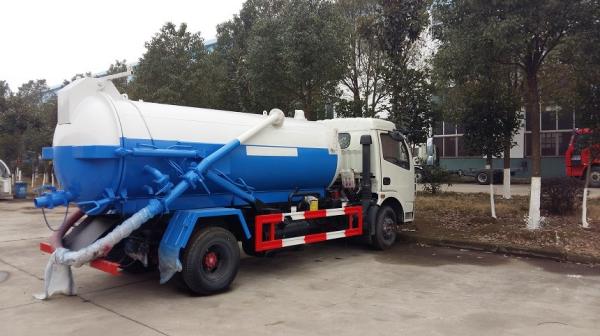 caminhão de Jetter do esgoto 120hp, caminhão 8cbm de 8 toneladas da água de esgoto da sução de Dongfeng