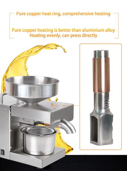 Mini Home Mustard Oil Maker Machine 6 Kg/H 430*270*350 Mm