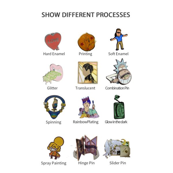 Cute Movie Character Cartoon Lapel Pin , Enamel Lapel Hard Anime Pin Badge