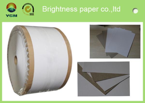 Anti Curl Whiteness Grey Back Duplex Board With One Side Offset Printing