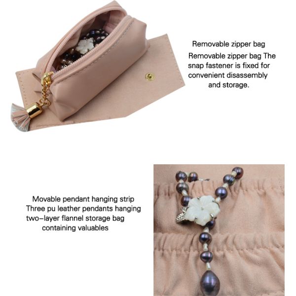 Изготовленные на заказ оптовые свертывают вверх кожаную сумку ювелирных изделий для легкого Эко перемещения дружелюбное для того чтобы снести