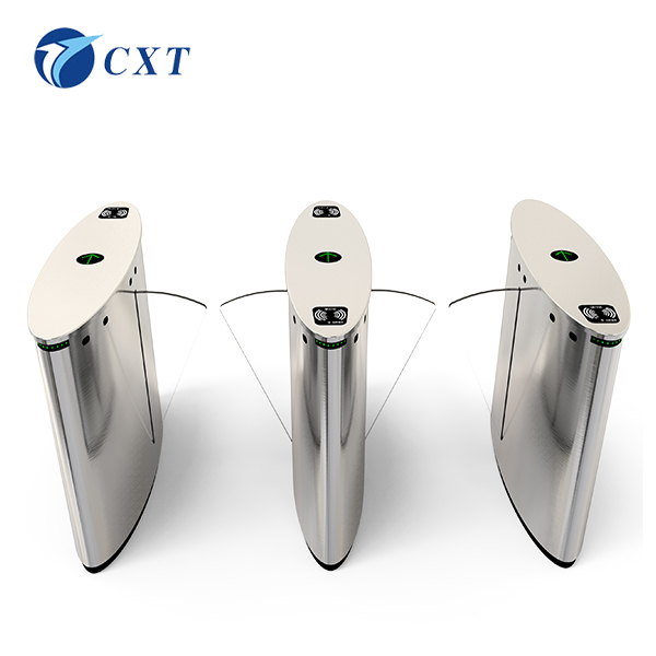 Barrera de solapa para aeropuerto, ancho de paso de 550 mm, acero inoxidable 201 para exteriores, 120TY