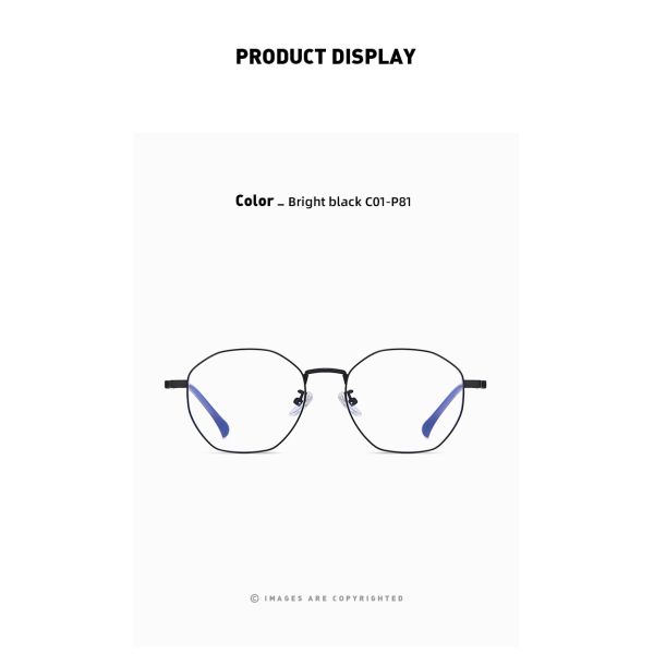 Преграждать света компьютера рамки 145 стекел металла ацетата миллиметра голубой