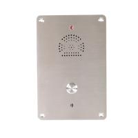 Téléphone d'urgence d'ascenseur étanche Interphone de salle blanche Acier inoxydable SUS 304